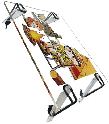XAGMODSHN Multifunktionaler Outdoor Campingtisch aus Acryl, tragbar, faltbar, Reise Nachttisch, Schreibtisch für Wanderungen, Rucksacktouren, Mehrzweck Picknicks, Schreibtisch, faltbar