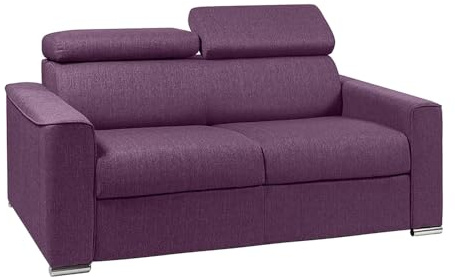 Vente-unique - Schlafsofa 2 Vizir - Polyester - violett