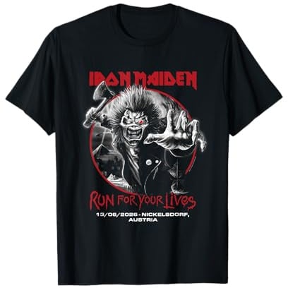 Iron Maiden Run for Your Lives Tour 2026 Nickelsdorf T-Shirt
