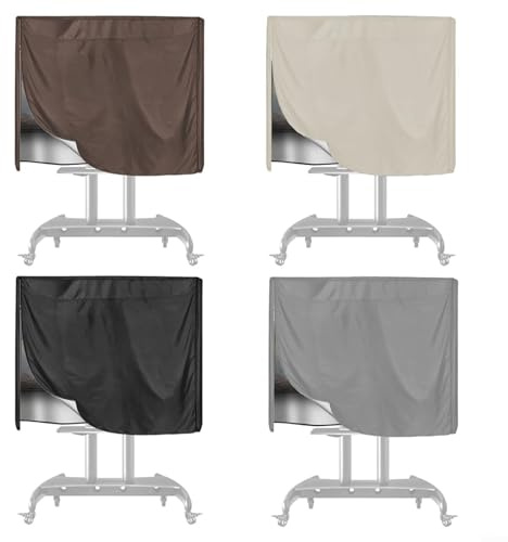 HpLive Funda para soporte de TV, funda protectora para carrito de televisión, resistente a la intemperie, tela Oxford 210D, con hebillas y correa ajustable, 168 x 117 x 51 cm, para 45-60 pulgadas