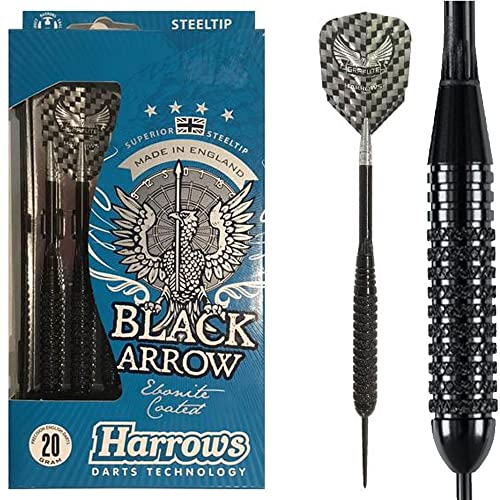 Harrows Black Arrow Steeldarts schwarz schwarz 22 g