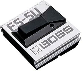 Conmutador de pedal discontinuo BOSS FS-5U — Plata, conmutador de pedal discontinuo