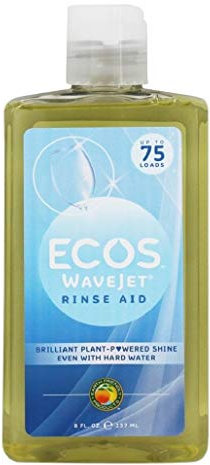 Ecos WaveJet Rinse Aid,8 fl oz