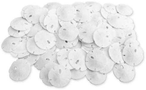 Nautical Crush Trading Sand Dollar | Real Natural Sand Dollars Under 1 Inch (Set Of 50) | Small White Sand Dollar Shells For Weddings And Craft| Plus Free Nautical Ebook By Joseph Rains