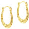 CARISSIMA Damen-Creolen 9 Karat 375 Gelbgold Patterned 1.53.3839