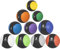 GORILLA SPORTS® Medizinball - Einzeln/Set, 1kg, 2kg, 3kg, 4kg, 5kg, 6kg, 7kg, 8kg, 9kg, 10kg Gewichte, mit griffiger Oberfläche, aus Gummi, Farbwahl - Slam Ball, Gewichtsball, Trainingsball, Slamball