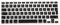 MiNGFi Protection Clavier Silicone Français AZERTY pour MacBook Pro 13 A1278/A1425/A1502(2008–2017) Air 13 A1369/A1466(2010–2017) Pro 15 A1398/A1286(2008–2015) Pro 17 A1297(2011) EU/ISO - Noir