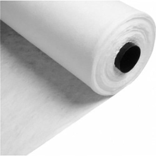 5.5m2 - Geotextile Separation Fabric Membrane Soakaway Felt 1.1 x 5m Folded Piece Garden Membrane White Fleece Ground Cover Drainage Layer Weed Control