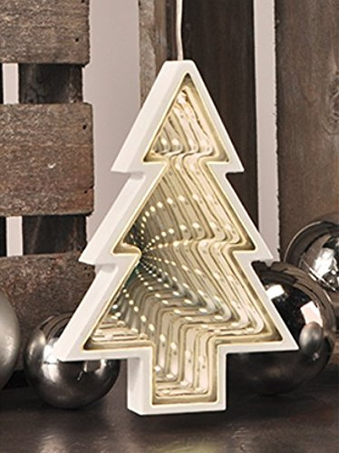 Gravidus LED Deko-Figur mit Endlos-Spiegeleffekt (Tannenbaum)