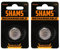Lot DE 2 ACCU Pile Bouton Rechargeable LIR2032 3.6V LL-lON Coin Battery LIR 2032 Batterie - REMPLACENT Les Piles CR2032 Non Rechargeable