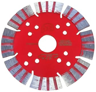 115mm, 4.5 Diamond Cutting Disc with Turbo Slant, PTI Saw Blade Segmented Professional Cutting Discs Porcelain, Granite, Marble, Concrete, Tiles, Stones, Bricks oscillating 4.5 inch, Bore:22.23mm