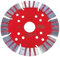 115mm, 4.5 Diamond Cutting Disc with Turbo Slant, PTI Saw Blade Segmented Professional Cutting Discs Porcelain, Granite, Marble, Concrete, Tiles, Stones, Bricks oscillating 4.5 inch, Bore:22.23mm