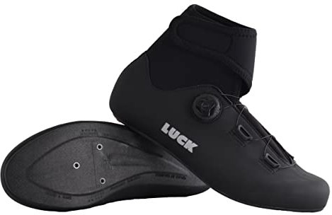 LUCK Unisex Fly Fahrradschuhe für den Winter, Schwarz, 43 EU