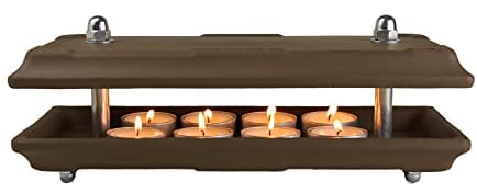 HP-Serie Wärmeplatte Basalt XL 42/20 8 Maxi Kerzen Glühwein Grillen Balkon Terrasse Garten Dekotrend Hornet-Products Die Teelichtofen - Manufaktur