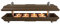 HP-Serie Wärmeplatte Basalt XL 42/20 8 Maxi Kerzen Glühwein Grillen Balkon Terrasse Garten Dekotrend Hornet-Products Die Teelichtofen - Manufaktur