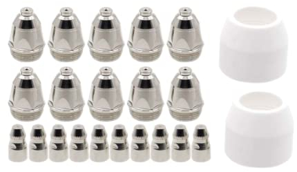 SPORTARC P80 Lotos LTP8000 IGBT 80A Spitzen Elektrodenschirm Plasmaschneiden Verbrauchsmaterialien 24 Stück