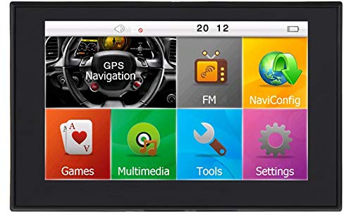 7 Zoll GPS Navigationsgerät Drive 7BT mit TMC Verkehrsfunkempfänger für PKW LKW Wohnmobil, lebenslange Updates
