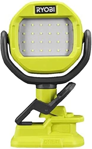 RYOBI 18 V ONE+ Akku-LED-Leuchte RLCL18-0 (Max. Lumen 1000, Leuchtkopf um 360 Grad rotierbar, ohne Akku und Ladegerät)