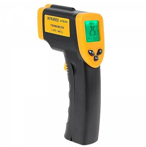 Thermomètre infrarouge numérique compteur laser de température -50 ° ~ 380 °