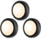 Yiliaw 3er-Pack LED Puck-Lichter mit Fernbedienung,16 Farbwechsel Unterbauleuchten,Batteriebetriebene Nachtlichter mit Dimmer & Timer für Schrank,Schlafzimmer und Küche,Schwarz