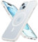 TORRAS Guardian-Mag für iPhone 15 Hülle für MagSafe (Zertifizierte Magnetkraft und Schutzkraft) Hülle iPhone 15 Case Kratzfest Dünn Samtweiche Haptik mit DIY Knöpfen Matt Weiß