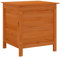 Auflagenbox Kissenbox Aufbewahrungsbox Gartenbox Kissentruhe Gartenmöbel Truhe Box Kiste, ideal für Balkon und kleine Flächen, Braun 50x49x56,5 cm Massivholz Tanne