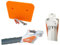 Halterung passend für STIHL BGA 57 Akku Laubbläser AK System Wandhalterung Gerätehalterung Zubehör Befestigung (Orange)