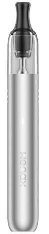 GEEK’VAPE WENAX M1 Mini kit Fit 0.8ohm / 1.2ohm Cartuccia Wenax M1 -Magnetic charging- Sigaretta elettronica MTL - Vape batteria 400mAh - no nicotina (Argento chiaro di luna)