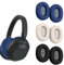 Silicone Earpads Cover Case for Sony ULT WEAR, Ear Pads Sleeve Protector Headphones Over-Ear Protective Cover, Anti-Scratch, Washable Protective Earpad Dustproof Case for ULT WEAR Headset (Blue)