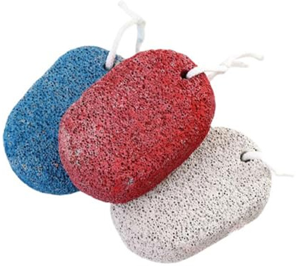 CANIGHT 2st Doppelseitiger Bimsstein Pediküre-fußfeilen Pediküre-werkzeuge Für Die Füße Natürlicher Bimsstein Für Die Füße Entferner Zehenteiler Für Nagellack Fuß Bimsstein Vulkangestein