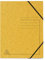 Exacompta - Art.-Nr. 555419E - Karton mit 25 Gummizugmappen ohne bedruckte Klappe - Glanzkarton 355 g/m² - Maße 24 x 32 cm für Dokumente im A4-Format - Farbe Gelb