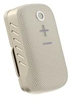 WYE OutdoorActive IPX5 Waterproof Wearable Mini Wireless Speaker – Bluetooth 5.3, USB-C Charging, 10-Hour Playtime, Siri & Google Voice Assistant, Durable, Available in Beige, Black, Blue (Beige)