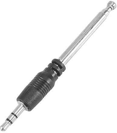 Pqahffowr Radio Antena 3.5Mm 4 Secciones TelescóPica Antena FM Radio para TeléFono Celular MóVil Mp3 Mp4 Audio Equipment