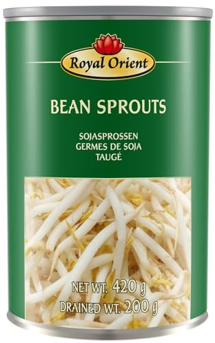 Royal Orient Sojabohnenkeime in Wasser, 425g | Perfekt für asiatische Gerichte, Suppen, Eintöpfe, Pfannengerichte und Salate - vielseitig einsetzbar