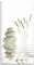 ARTland Wanddeko Glasbilder Wandbild Glas Bild einteilig 50x100 cm Hochformat Asien Wellness Entspannung Spa Zen Steine Gräser Reflektion T5VB