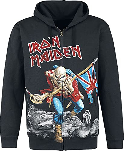 Iron Maiden The Trooper - Battlefield Männer Kapuzenjacke schwarz L