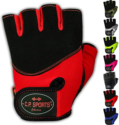 C.P. Sports Iron-Handschuh Komfort farbig Trainingshandschuh Fitness Handschuhe für Damen und Herren, Fitnesshandschuh, Krafttraining, Bodybuilding