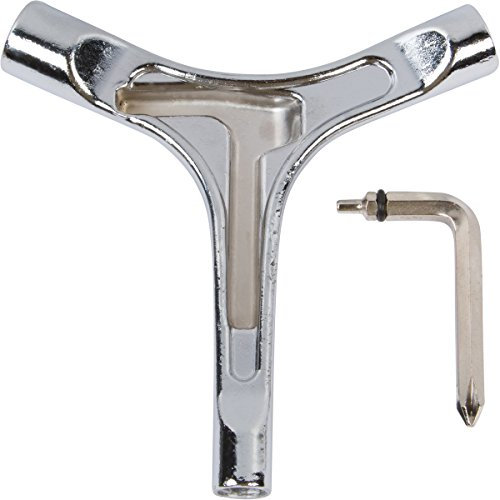 RADECKAL Alles in einem Skate-Tool, T-Tool, Y-Tool für Skateboards, (Silber)