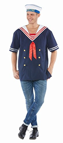 Matrose Herren Kostüm blauen Jungs Seebär Mariner Karneval