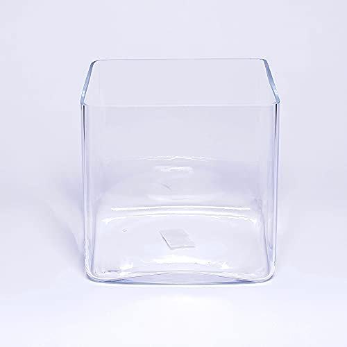 Cubo portacandele - porta tealight in vetro 20 x 20 cm