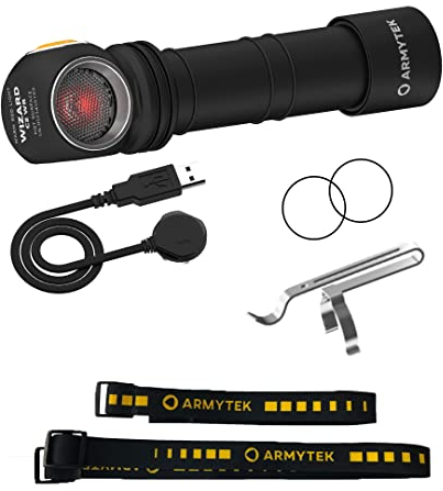 Armytek Wizard C2 WR Magnet USB Kaltweiss mit Rotem Licht