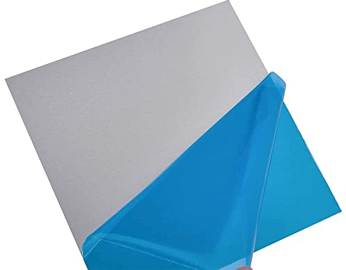 Jonoisax 6061 Placa De Aluminio Extra Gruesa Placa De Metal Cubierta con Película Protectora Suministros De Herramientas De Construcción De Bricolaje,Thickness 10mm.1PCS