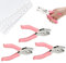 FIGFYOU 3 Pezzi Perforatore a Pinza, Perforatore Foro Tonda 6mm 3 mm 1,5 mm Perforatore a Foro Singolo Punzonatore per Fare Cerchi per Mestieri di Carta Etichette Regalo per Carta Scrapbooking