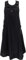 GURU SHOP Gonna salopette da donna in cotone, Nero , 46