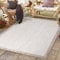 payé Outdoor Teppich Wetterfest - 200x290cm - Beige Weiß - Bordüre - Teppiche für Terrasse Balkon Garten Indoor