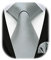 Enlision Krawatte Grau Herren Hochzeit Krawatten und Einstecktuch Set Elegant Einfarbig Seidenkrawatte mit Taschentuch Business Party