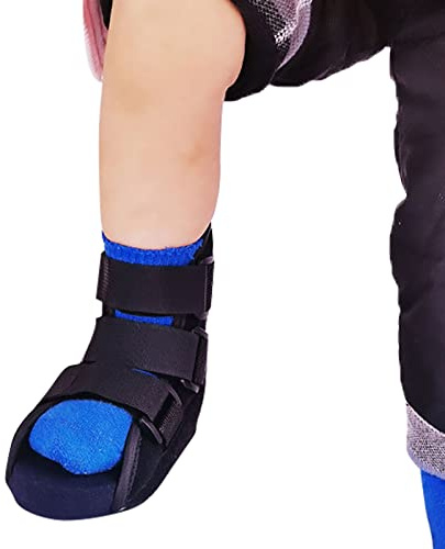 GREUS Post Op Shoe Kids Medical Walking Boot Adjustable Fracture Boot Plaster Cast Shoe Orthopedic Boot for Broken Foot Toe Sprained Ankle Injury Pain Relief Post Surgery Recovery