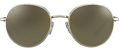 SOLAR Mercury Sunglasses, Gold, One Size Unisex, Gold, One size