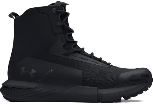 Under Armour Botas militares y tácticas Charged Valsetz para mujer, (001) Negro/Negro/Gris azabache, 38 EU