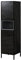 MASSIVMOEBEL24.DE Chicago Highboard Mango/Akazie - Unterschiedliche Farben, Farbe:grau geölt, Größe:45x45x175 cm (BxTxH)